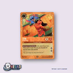 Disney Lorcana Lilo Escape Artist Gold Holofoil Promo 25/P2 Factory-Sealed NM - Image 1