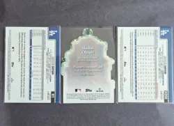 2025 Topps Holiday Shohei Ohtani Cards #H200 #H1 And Present Ornament PO-10 - Image 2