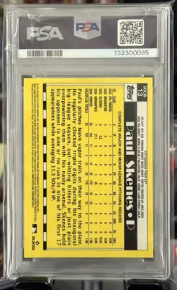 2025 Topps Chrome 35th Logo Fractor Paul Skenes PSA 8 - POP 2 - 5 HIGHER PIRATES - Image 2