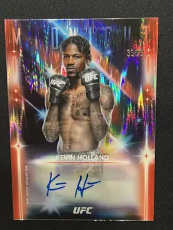 2025 Topps Midnight KEVIN HOLLAND Glimmer Graphs Auto /75 - Image 1