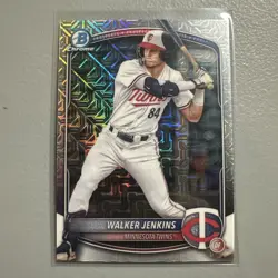2025 Bowman - Chrome Prospects Walker Jenkins #BCP-1 Mojo Refractor (RC) - Image 1