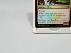 Skirmish Rhino #224 Foil TDM Tarkir Dragonstorm MTG - Image 4