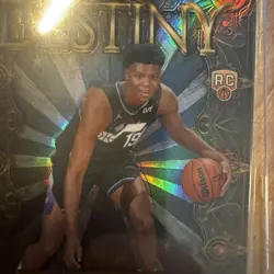 2025-26 Topps Chrome Basketball Ace Bailey RC Destiny Refractor D-5 Utah Jazz - Image 4