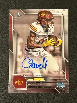 Chase Sowell 2025 Bowman Chrome University 1st Auto Minnesota (B) - Image 1