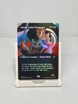 Narset, Jeskai Waymaster #365 Borderless Foil TDM Tarkir Dragonstorm MTG - Image 1