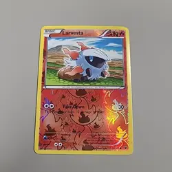 Larvesta - 20/101 - Common - Reverse Holo English Pokemon Noble Victories HP - Image 1