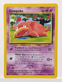 SLOWPOKE 73/111 COMMON NEO GENESIS POKEMON UNLIMITED - NM - Image 1