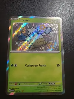 Snover 100/091 - Paldean Fates Shiny Holo Rare Pokemon TCG S&V NM - Image 1