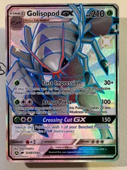 Pokemon Golisopod GX SV48/SV94 Full Art Ultra Rare Shiny Mint Eng - Image 1