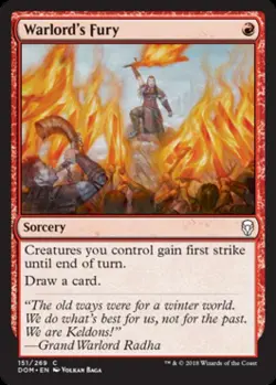 Warlord's Fury - Near Mint MTG Dominaria - Image 1