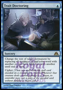 Trait Doctoring 1x FOIL DGM MTG Dragon's Maze Rare MINT blue - Image 1