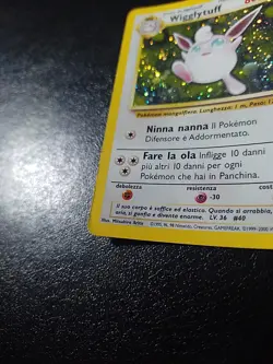 Pokemon Card Ita Wigglytuff 16/64 Jungle GOOD no Charizard No Psa - Image 3