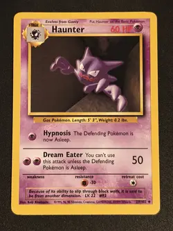 Pokemon TCG Karte Alpollo Haunter 29/102 Base Set WotC EN Blitzversand NM - Image 1