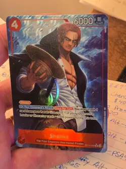 Shanks (Alt Art) R OP12-008 One Piece Legacy of the Master NM+ - Image 2