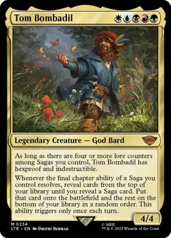 MTG Tom Bombadil **FOIL** LOTR: Tales of Middle Earth #0234, Excellent Condition - Image 1