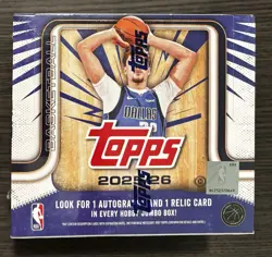 2025-26 Topps Flagship NBA Basketball Hobby Jumbo Box Sealed - Image 1