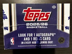 2025-26 Topps Flagship NBA Basketball Hobby Jumbo Box Sealed - Image 2
