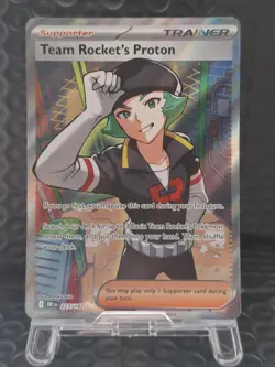Pokemon Card TCG Destined Rivals Team Rocket’s Proton 227/182 - Image 1