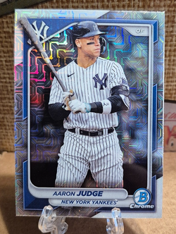 AARON JUDGE 2024 Bowman Chrome Mojo Box Refractor Card #7 NY YANKEES - Image 1
