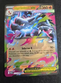 Mega Charizard X Ex 013/094 Phantasmal Flames Pokemon TCG Card - Image 1