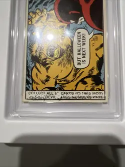 1966 Donruss Marvel Super Heroes Daredevil #23 Rookie PSA 7 Near-Mint!!! - Image 3