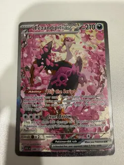 Pokemon TCG Ascended heroes Fezandipiti Ex 288/217 Special Illustration Rare NM - Image 1
