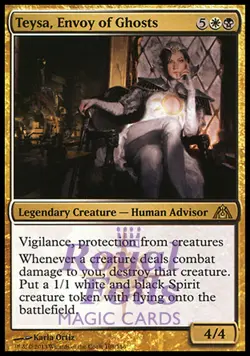 Teysa, Envoy of Ghosts 1x FOIL DGM MTG Dragon's Maze Rare MINT white black - Image 1