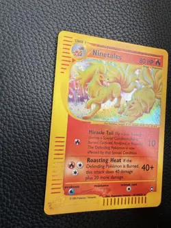 Pokemon TCG Ninetales Aquapolis H19/32 Holo NEAR MINT - Image 3