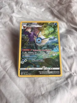 Pokemon TCG Vaporeon Sword & Shield Mfg: Brilliant Stars Tg02/Tg30 Holo... - Image 1