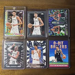 Wembanyama Lot (6 Cards) RC, 2 Topps Chrome, Optic, MVP 🏆 - Image 1