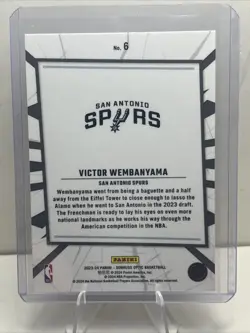 Wembanyama Lot (6 Cards) RC, 2 Topps Chrome, Optic, MVP 🏆 - Image 5