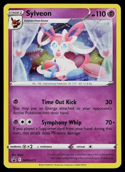 Pokemon Card - Sylveon Sword & Shield Promo SWSH211 Holo Promo - Image 1
