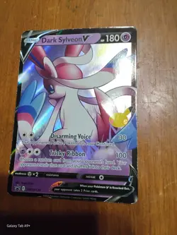 Dark Sylveon V SWSH134 SWSH: Sword & Shield Promo Cards Holo - Image 1