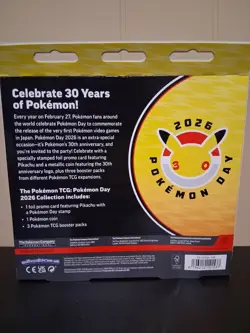 Pokemon Day 2026 Collection Booster Box Promo Pikachu Card TCG English - Image 4