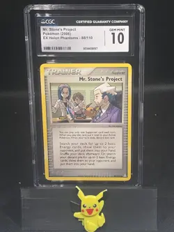 Mr. Stone's Project 88/110 EX Holon Phantoms 2006 Pokemon Card CGC 10 Gem Mint - Image 1