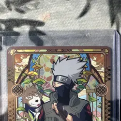 Kakashi Matake Naruto Kayou Card - Rare Stained Glass NRSA01-SP-004L5 - Image 3