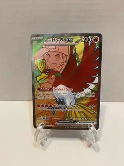 Ethan's Ho-Oh ex Pokemon TCG SV10: Destined Rivals #209/182 NM Pokemon Card - Image 1