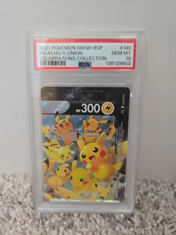 PSA 10 Non Seq Pikachu V-Union [Set of 4] SWSH: Sword & Shield Promo Cards Holo - Image 3