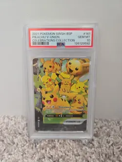 PSA 10 Non Seq Pikachu V-Union [Set of 4] SWSH: Sword & Shield Promo Cards Holo - Image 4