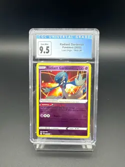 Radiant Gardevoir Holo Radiant Rare Pokemon Silver Tempest card 069/196 CGC 9.5 - Image 1