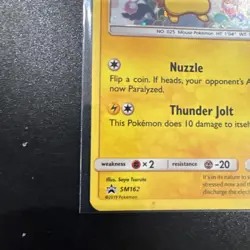 Pokemon Cards Pikachu - SM162 Sun & Moon Promo Holo Promo Card - Image 5