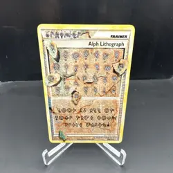 Pokemon Alph Lithograph Triumphant Ultra Rare Holo Trainer Card FOUR - Image 1