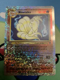 Pokemon 2002 Ninetails Legendary Collection Reverse Holo Card 17/110 - Image 2