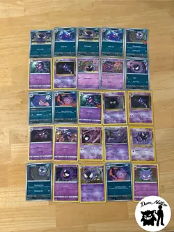 Gengar Haunter Gastly, Bulk lot X25 Cards LP, NM - Image 1