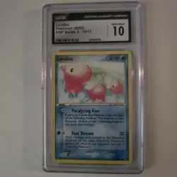 Luvdisc 14/17 - POP SERIES 2 Pokemon Card promo CGC Gem Mint 10 2005 - Image 1