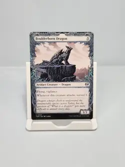 Boulderborn Dragon 323 Showcase Tarkir: Dragonstorm TDM MTG - Image 1