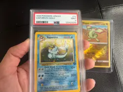 Pokemon 1999 Jungle 2 Card Set Vaporeon #12 Holo PSA 9 🔥 NM & Flygon Rev Holo - Image 4