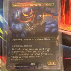 Magic: The Gathering Venom Deadly Devourer Rare 22 Borderless Foil English 2025 - Image 1