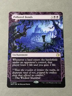 MTG Polluted Bonds #34 (NM) Wilds of Eldraine WOT Magic MTG - Image 1