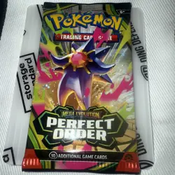 Pokemon Perfect Order Pack SEALED 🔥 Fresh Pull ⚡ Potential Chase 🎯 Art - d3 - Image 1